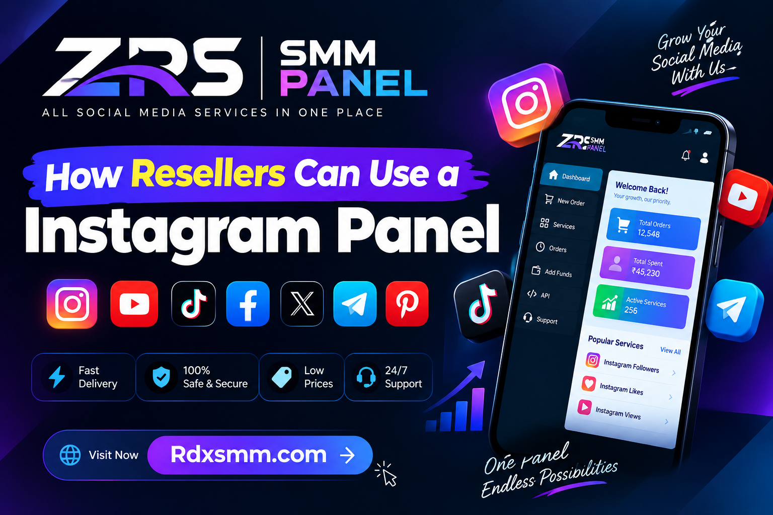 ZRS SMM Panel – Your All-in-One Social Media Marketing Solution